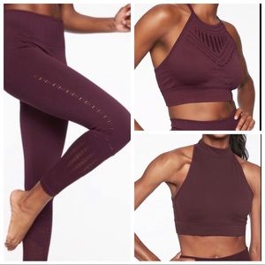 Athleta Women's Sports Bra in Burgundy